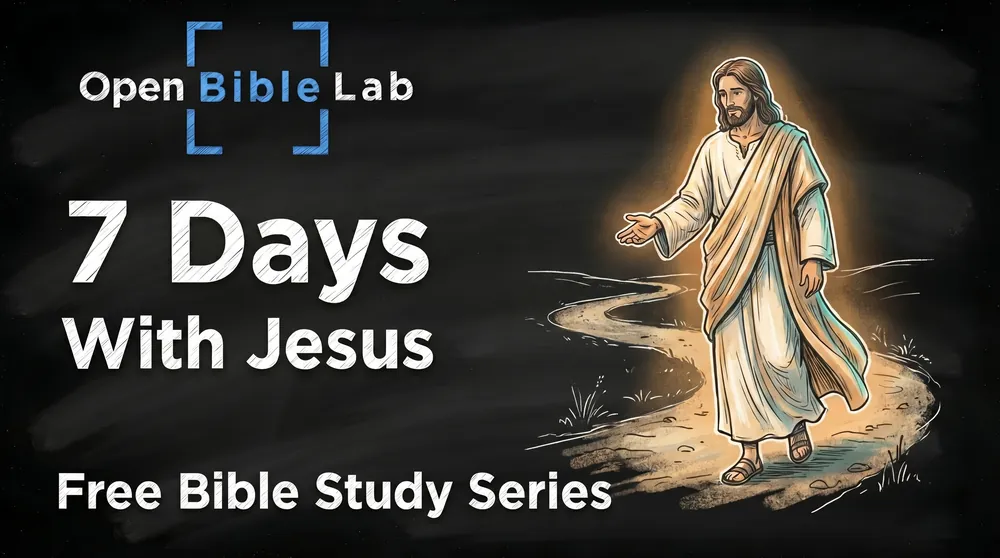 7 Days with Jesus, free guided study